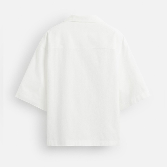 Nwt- Zara Man- Boucle textured shirt- Small - Picture 4 of 8